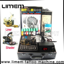 2015 newest hot sell tattoo kit,tattoo machine sets with two guns